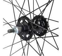 Roue Route - Fixie - Piste P2r 30mm Rouge Arriere Double Filetage Avec Pignon 16dts