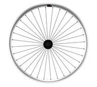Roue de vélo fixie patin avant avec écrou jante P2R Argenté