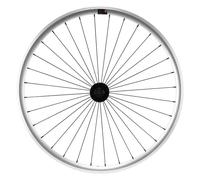 Roue de vélo fixie patin avant avec écrou jante P2R Argenté