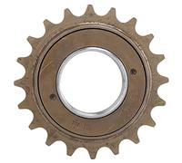 Roue de Vélo, Pignon Unique 20 Dents, Acier Platiné Marron, 34mm - Fonctionnement Fluide, Lubrification Profonde, Pour Vélos Pliants et BMX