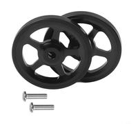 Roue de vélo pliable en alliage d'aluminium pour Brompton, roulement scellé pour une performance fiable et une utilisation des pneus de secours (noir)