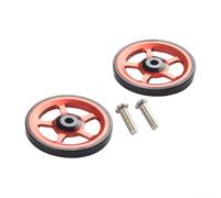 Roue de vélo pliable en alliage d'aluminium pour Brompton, roulement scellé pour une performance fiable et une utilisation des pneus de secours (rouge)