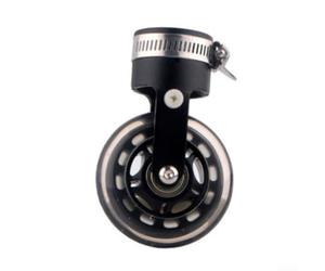 Roue de vélo pliable, roue auxiliaire pliable, roues d'entraînement pivotantes, roues de stationnement, roues rondes à tube rond (roue non rotative)