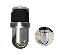 Roue de vélo pliante, roue auxiliaire pliable, roues d'entraînement pivotantes, roues de stationnement à tube rond (roue rotative A)