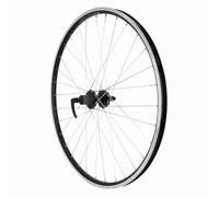 Roue de vélo VTC arrière M240 aluminium moyeueu pour disc 6 trous pour cassette Velox Disc-V-B Shimano-Sram 10-9V. - noir - 700 x