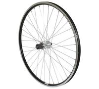 Roue de vélo VTT arrière double paroi moyeu aluminium blocage cassette Velox P2R 9-8V. Noir