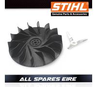 Roue de ventilateur et lame de déchiqueteuse d'origine Stihl BG56, BG86,...
