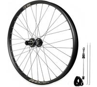 Roue de VTT 26/27,5/29 Pouces,Jantes a Démontage Rapide, Alliage D'aluminium, Frein a Disque, Moyeux 32 Trous,Avant 9 X 100 Mm,Arrière 10 X 135 Mm,pour Cassettes 8-12 Vitesses Rear Black,27.5"
