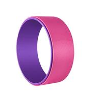 Roue de yoga circulaire for débutants en et pilates, équipement fitness après flexion pour soulager les maux de dos(PURPLE)