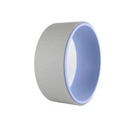 Roue de yoga - Équipement fitness for Pilates, massage et relaxation du dos, Yoga pour soulager les maux de dos(Blue inside and gray)
