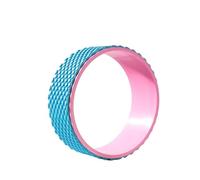 Roue de yoga for exercices du dos à domicile, outil massage musculaire, Pilates et pour soulager les maux de dos(Blue)