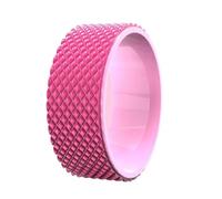 Roue de yoga Roue de yoga 3D for le dos, équipement fitness for débutants, ouvert, massage féminin, épaules ouvertes, à domicile(Pink)