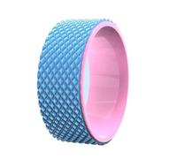 Roue de yoga Roue de yoga 3D for le dos, équipement fitness for débutants, ouvert, massage féminin, épaules ouvertes, à domicile(Blue)