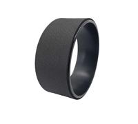 Roue de yoga, rouleau, étireur du dos, équipement fitness à domicile for le massage des tissus profonds, améliorant les postures et flexions arrière pour soulager les maux de dos(L-13x33cm)