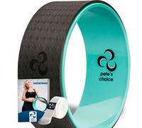 Roue de Yoga Sangle Inclus - avec eBook. Wheel Confortable et Durable Accessoire pour Equilibre. Augmente la Précision et la Flexibilité