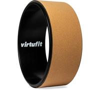 VirtuFit Roue de yoga en liège Premium Marron 33 cm