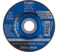 Roue d'encoche 4-1/2" x 1/8" AH A 24 R SG-INOX - Type 27