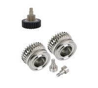 Roue d'engrenage de transmission d'extrudeur en acier pour K1 K1Max K1C | Entraînement de filament à réduction tout métal, acier traité thermiquement nickelé, 8.6g(Fully gear set A)