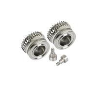 Roue d'engrenage de transmission d'extrudeur en acier pour K1 K1Max K1C | Entraînement de filament à réduction tout métal, acier traité thermiquement nickelé, 8.6g(Nickel Plated)