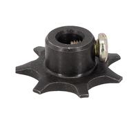 Roue d'engrenage réversible pour incubateurs à moteur synchrone de tournage d'oeufs, 3 cm de profondeur x 1,2 cm de hauteur, construction en acier, noir