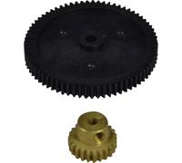 Roue dentée 70 dents, pignon de moteur Reely 10472+10323+RH5117 1 set