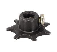 Roue dentée compacte en acier pour tourner les œufs dans des incubateurs à moteur synchrones conçue pour un faible jeu et un transfert de couple élevé