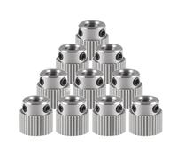 Roue dentée d'entraînement d'extrudeuse à 36/26 dents, 10 pièces, en acier inoxydable, Compatible avec l'imprimante 3D for Ender 3 V2/ for Ender 3/ End(10pcs 26 Teeth)