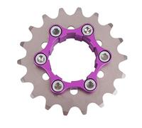 Roue dentée en acier à vitesse unique Vélo libre avec volant d'inertie Roue à chaîne pour roue dentée fixe Facile à installer