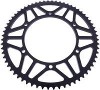 Roue dentée noire ESJOT avec un pas de 428 64 dents Diamètre intérieur 136 mm