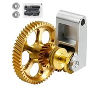 Roue dentée pour imprimante 3D Bambulab X1C P1P P1S - Panda Claw - Pour imprimante 3D Bambu-Lab X1C P1P P1S - Engrenage RNC Nano enduit d'extrudeuse - Doré