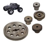 Roue dentée principale différentielle en métal, 64 dents et 17 dents, 21 dents, 26 dents, 29 dents, pièce de rechange RC pour HSP Brontosaurus 1/10 Truck 94111
