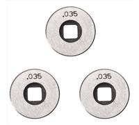 Roue d'entraînement de dévidoir de fil, diamètre 25 mm, 0,8-0,9 mm (0,030 à 0,035 pouce)