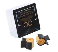 Roue d'entraînement de moustache de guidon, modèle de style de moustache, outil de mise en forme de barbe pour hommes, jeu de roues en bois noir avec Clips manuel