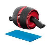 Roue d'Exercice Abdominal - Entraîneur Musculaire À Double Roue Pour Abdos - Équipement de Musculation Adapté aux Débutants Antidérapant pour Hommes, Femmes, Adolescents, Adultes et Passionnés de Spor
