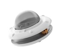 Roue d'exercice automatique pour chats à libération lente Dispositif de distribution de collations avec plusieurs modèles de mouvement Jouet pour chat à alimentation lente