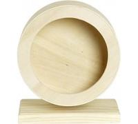 Roue d'exercice Bogie en bois 20 cm. pour rongeur.