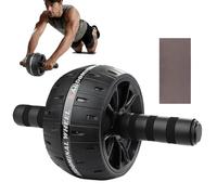 Roue d'exercice : du rouleau à roulettes, de l'écurie du ventre avec coussinet de genou | Fuselage efficace et appareil d'entraînement musculaire abdominal pour la maison et la salle de sport