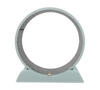 Roue d'exercice pour chat de 80 cm de diamètre - Charge maximale : 10 kg - Silencieux avec boucle de sécurité - Roue d'entraînement pour chats d'intérieur avec tapis et baguette de jeu