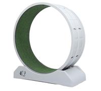 Roue d'exercice pour chat, design silencieux, multi-usage, exercices de fitness, bords arrondis, soulage l'anxiété, dispositif de verrouillage intégré, roue de course pour chat