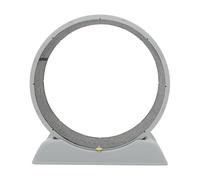 Roue d'exercice pour chat d'intérieur - Roue silencieuse avec boucle de sécurité - Tapis antidérapant et baguette de jeu - Construction robuste - Charge maximale : 22 kg - Diamètre : 80 cm