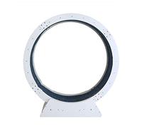Roue d'exercice pour chat - Jouet interactif pour perte de poids - Tapis de course en bois massif avec poulies silencieuses pour chats d'intérieur