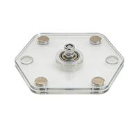 Roue d'exercice pour hamster - Aimants puissants - Favorise le mouvement - Appareil d'exercice pour petits animaux, gerbilles, furets, écureuils, hérissons