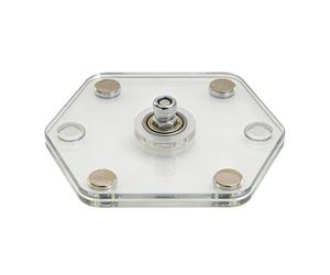 Roue d'exercice pour hamster - Aimants puissants - Favorise le mouvement - Appareil d'exercice pour petits animaux, gerbilles, furets, écureuils, hérissons