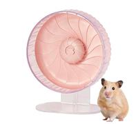 Roue d'exercice pour hamsters, disque rotatif silencieux pour gerbilles, souris, planeurs à sucre, hérissons, furets et lapins | Accessoire d'habitat rotatif silencieux pour enrichir les animaux de