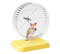 Roue d'exercice robuste de 35,5 cm - Acier revêtu par pulvérisation pour Igele - Système de roulement à billes ultra silencieux - Base amovible pour un nettoyage facile (pour plus de 20 gallons, noir