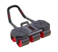 Roue d'exercice - Roue abdominale pour entraînement abdominal, automatique, équipement de fitness antidérapant pour les débutants, pour voyage, gym, femmes, adultes, amateurs de sport - Support