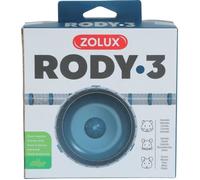 Roue d'exercice silencieuse adaptés aux cages Rody3 - ZOLUX - Rodylounge - Pour petits rongeurs - Bleu