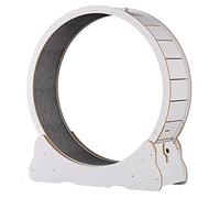 Roue d'exercice silencieuse pour animal domestique - Design sans espace - Spinner en bois pour courir en toute sécurité, perte de poids et fitness avec mécanisme de verrouillage