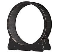 Roue d'exercice silencieuse pour animal domestique - Design sans espace - Spinner en bois pour courir en toute sécurité, perte de poids et fitness avec mécanisme de verrouillage
