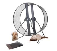Roue D'exercice Silencieuse Pour Hamster Avec Gerbille Chinchilla écureuil Lapin Rats Chinchillas Gerbilles Souris, Énorme Taille, 32cm/ 12.6inch De Diamètre, Animaux De Moyenne Et Grande Taille